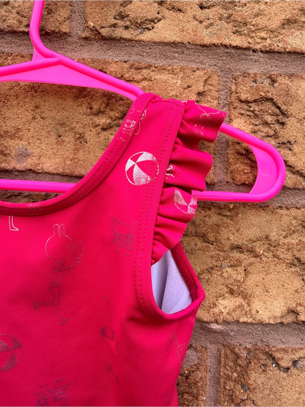4/$25 • Joe Fresh Metallic Ruffle Detail Swimsuit - Picture 2 of 4